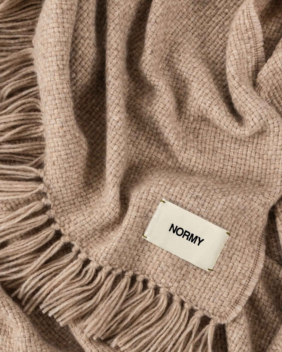 Normy | Alpaca Wool Blanket | Clay