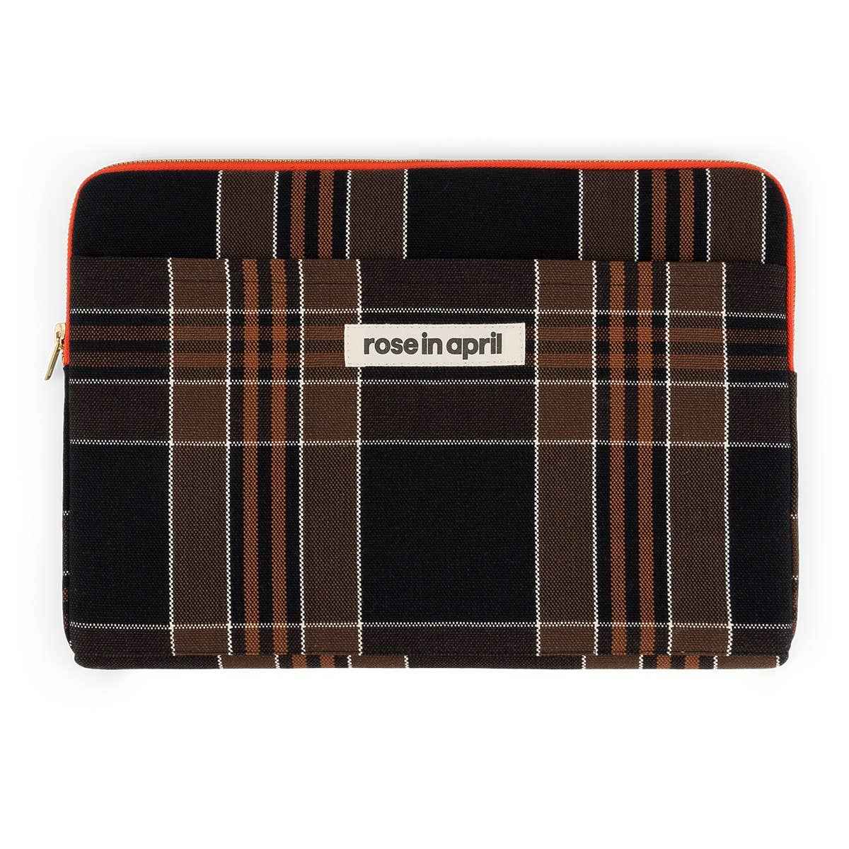 The Laptop Sleeve | Black Tartan