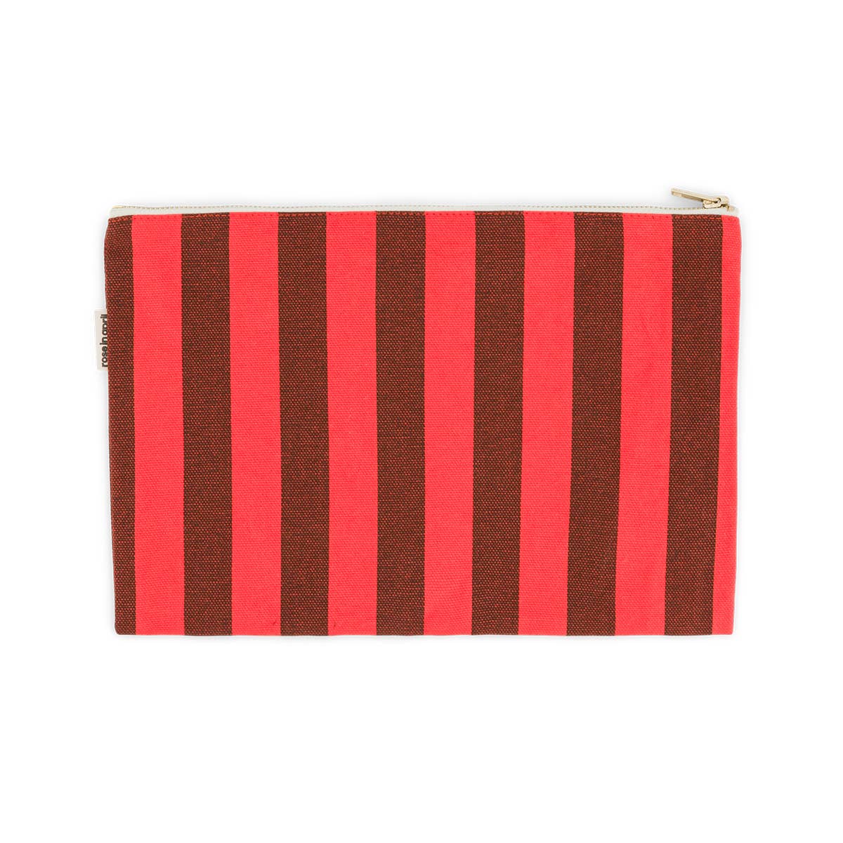 The Big Pouch | Tomato Brown  Stripe - Paloma