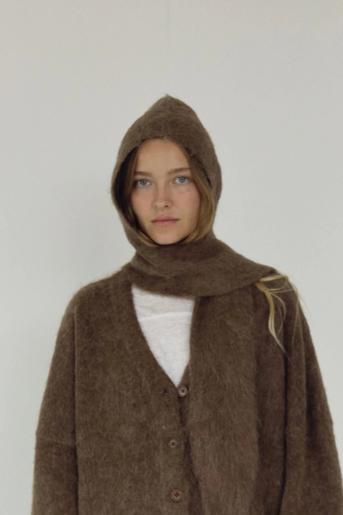 Bohème Hooded Scarf | Umber