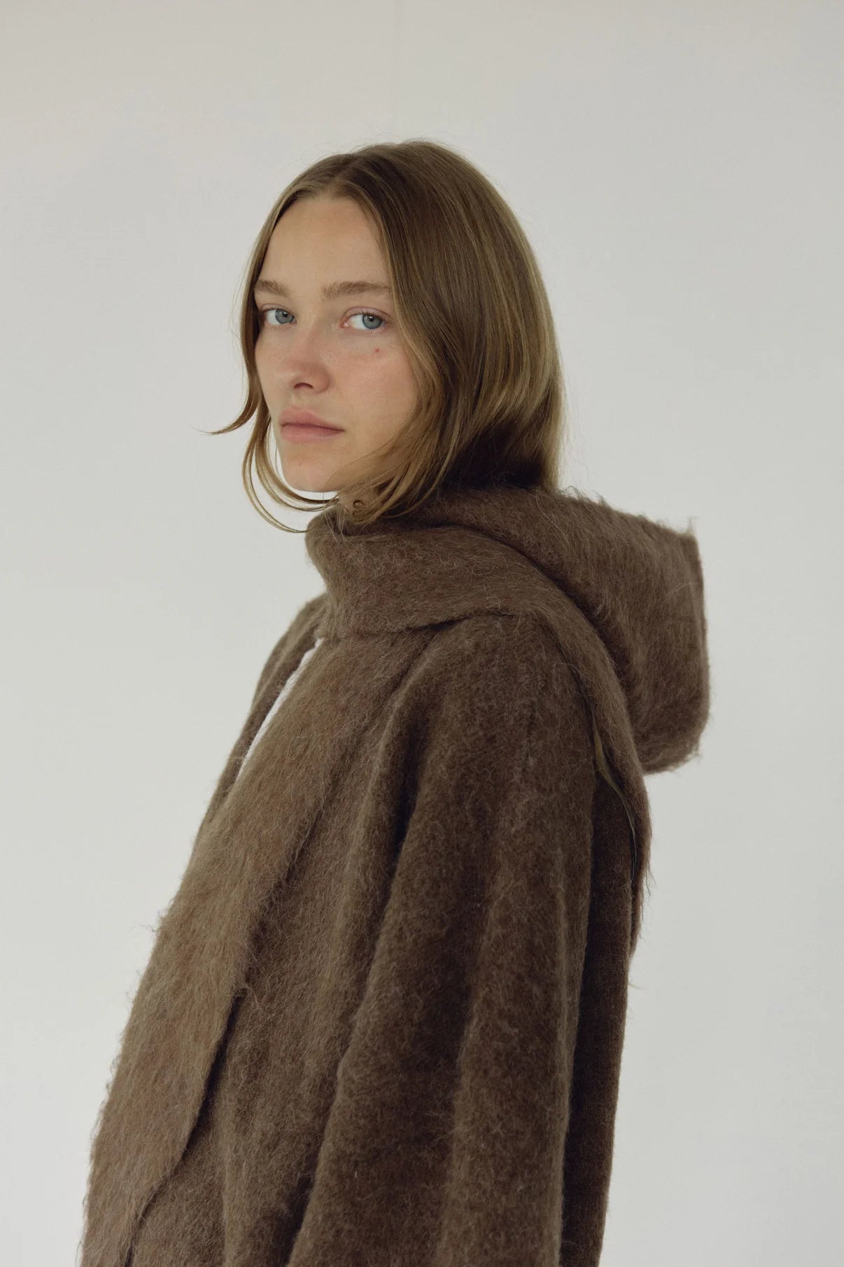 Bohème Hooded Scarf | Umber