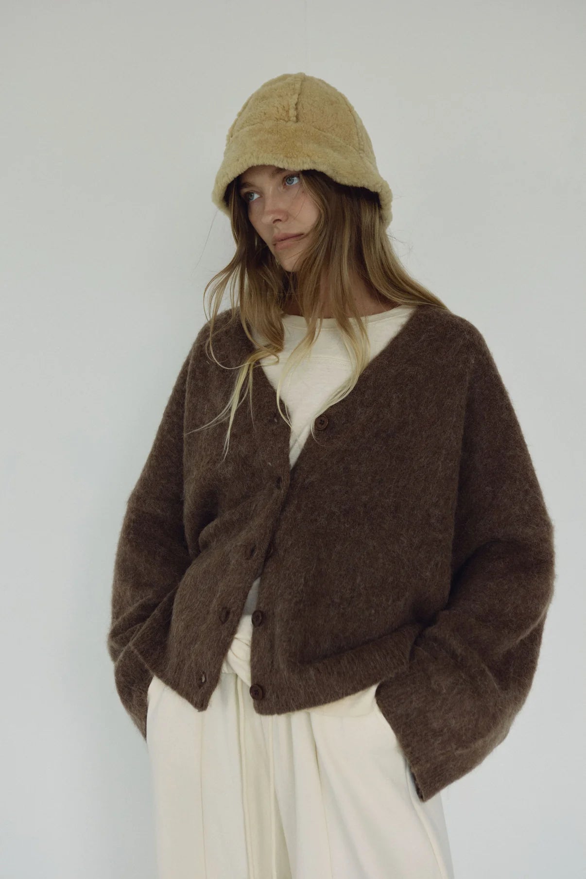 Bohème V Neck Cardi | Umber