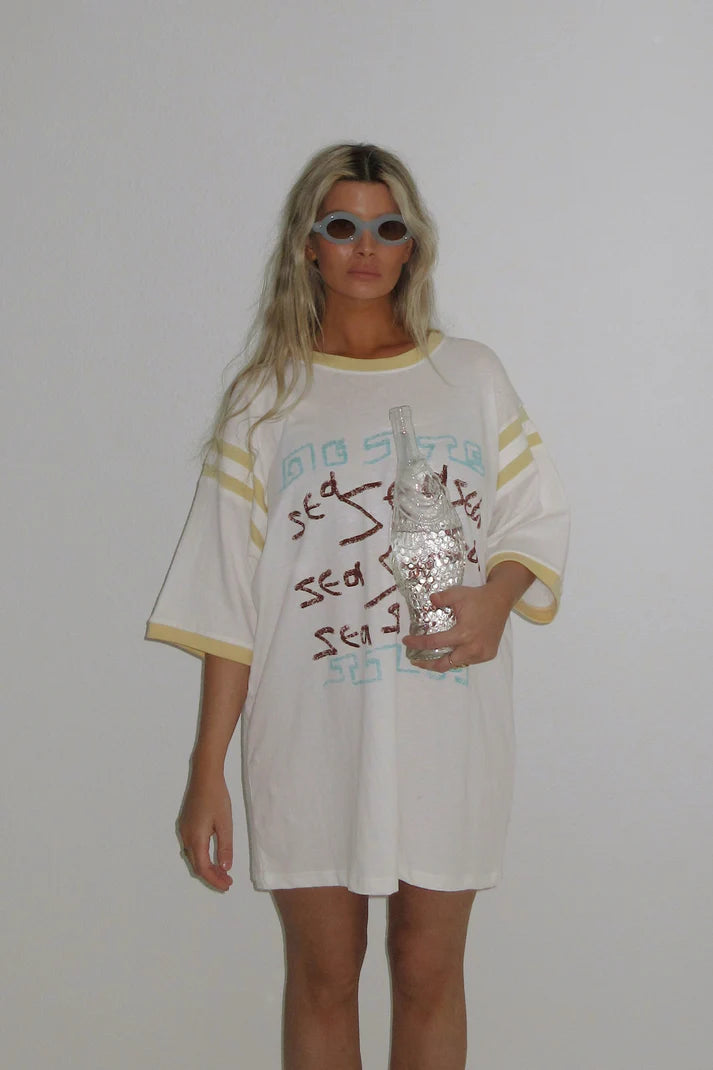 boheme tourist tee with Miami artist Papou