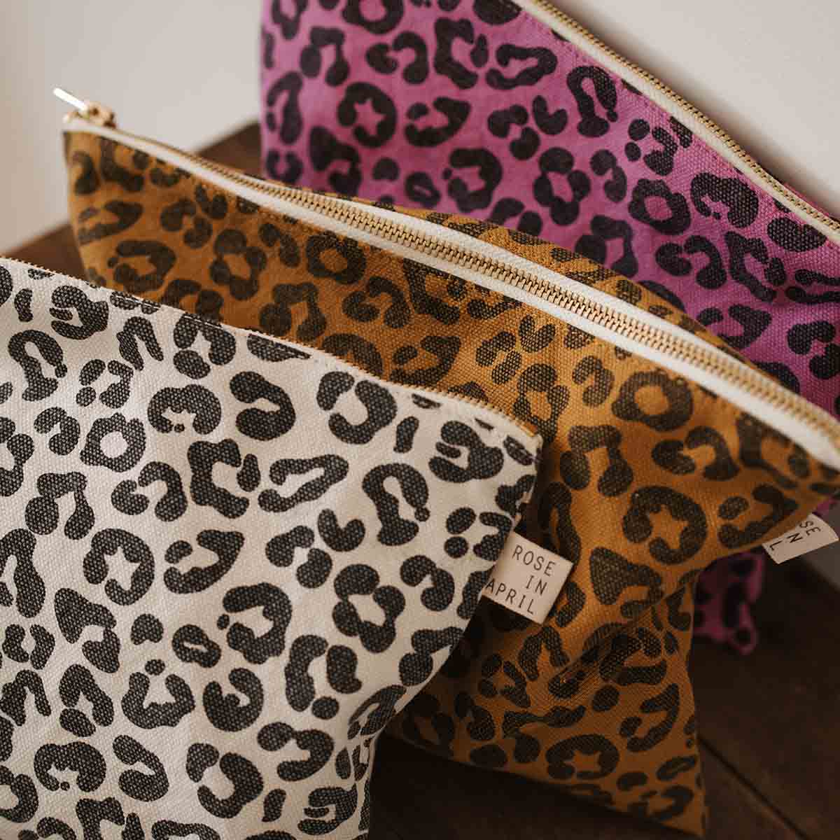 The Big Pouch | Caramel Leopard