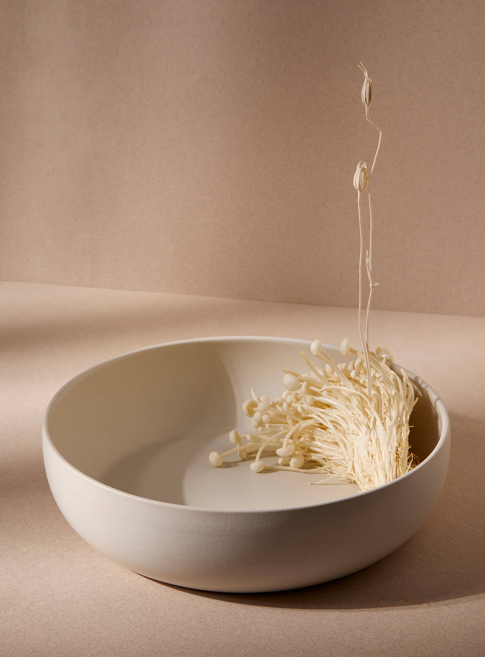 Shallow Serving Bowl | Matte White