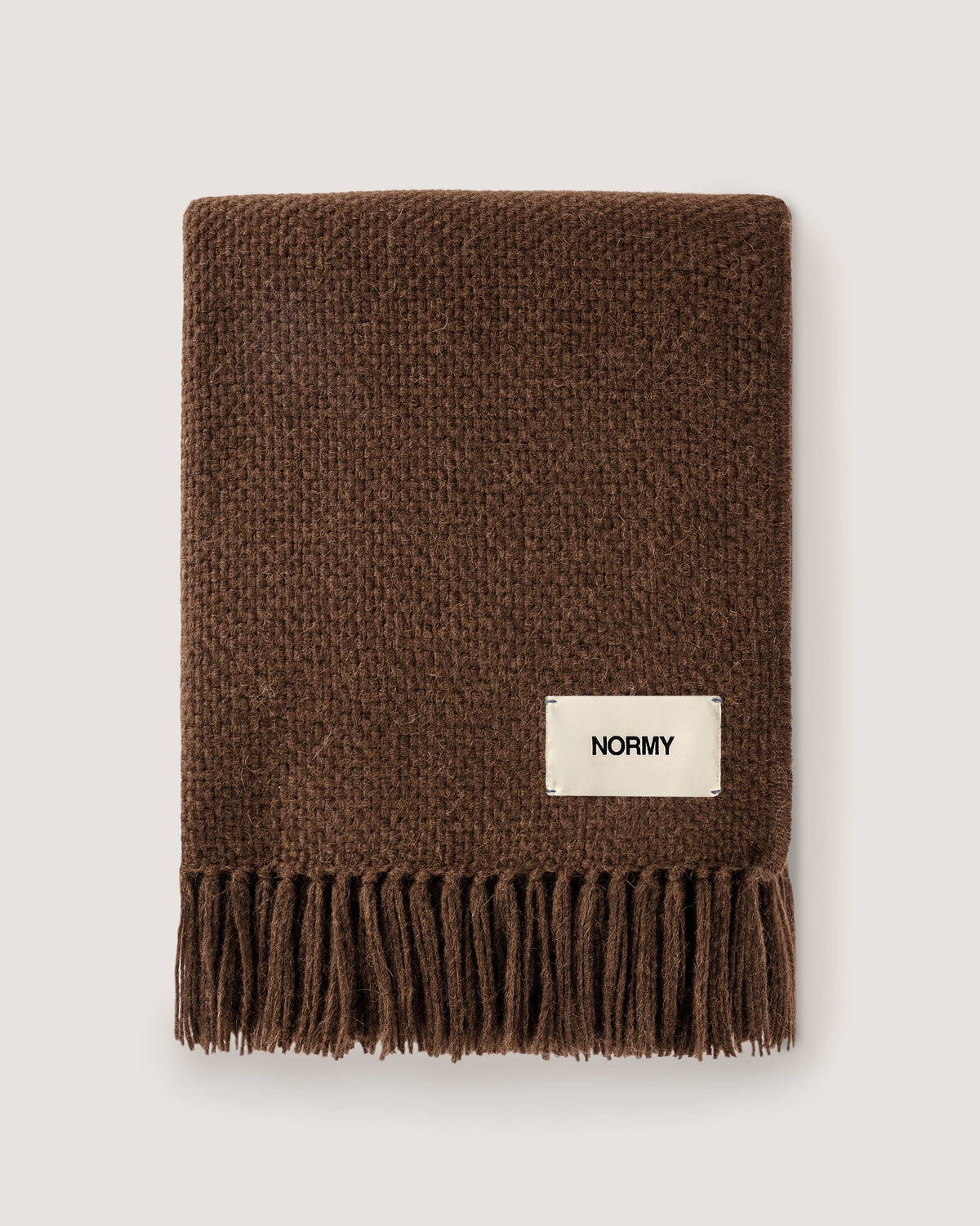 Normy | Alpaca Wool Blanket | Cocoa