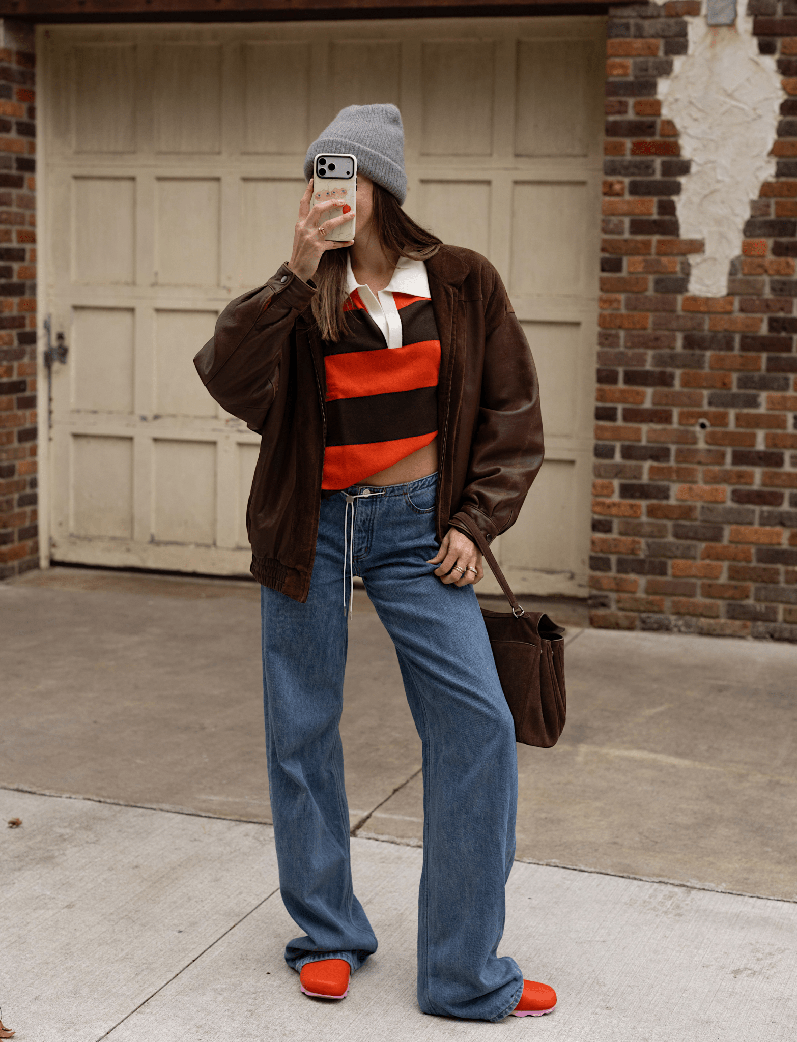Apres June | Cashmere Rugby Stripe | Aperol & Cocoa