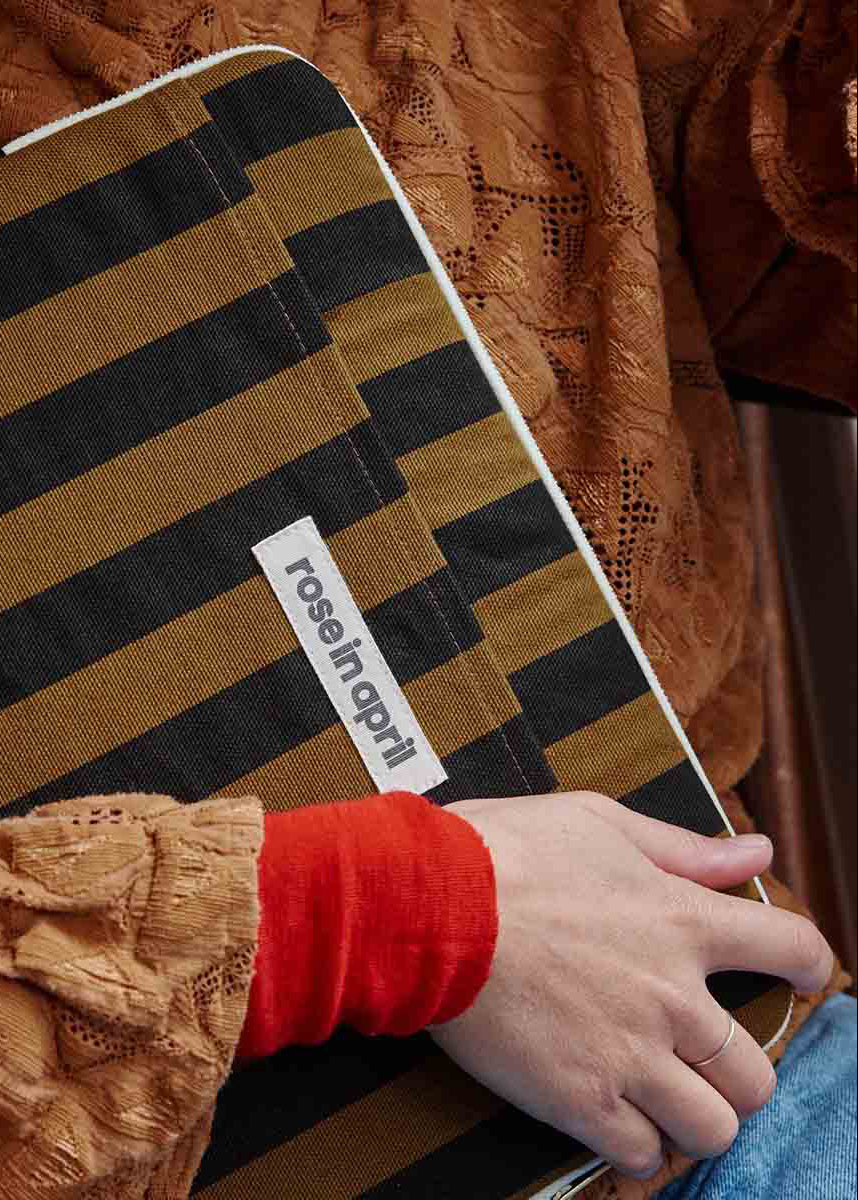 Laptop sleeve 13/14' Octave Stripes cumin - Paloma