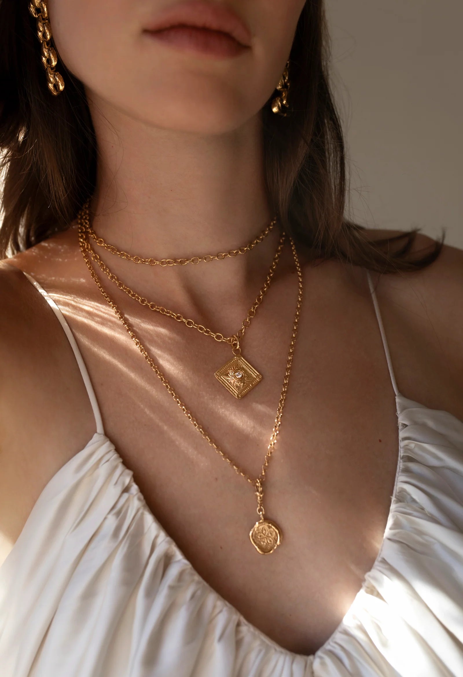 Pamela Card |Silent Compass Necklace - Paloma