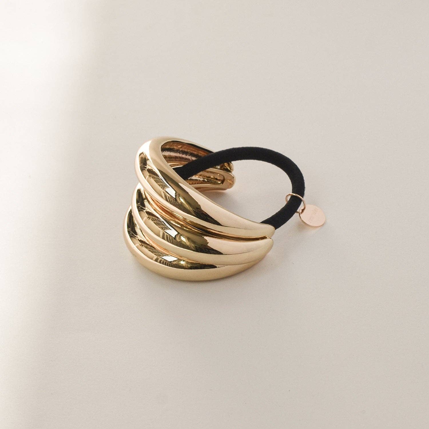 Triple Arch Metal Ponytail Hair Tie