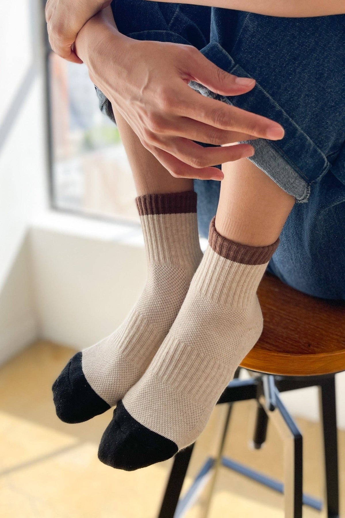 Le Bon Shoppe | Color Block Girlfriend Socks