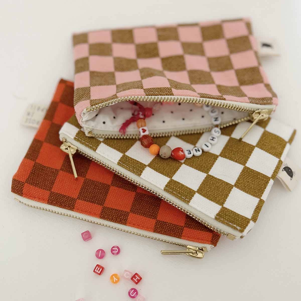 The Mini Purse | Strawberry Checker