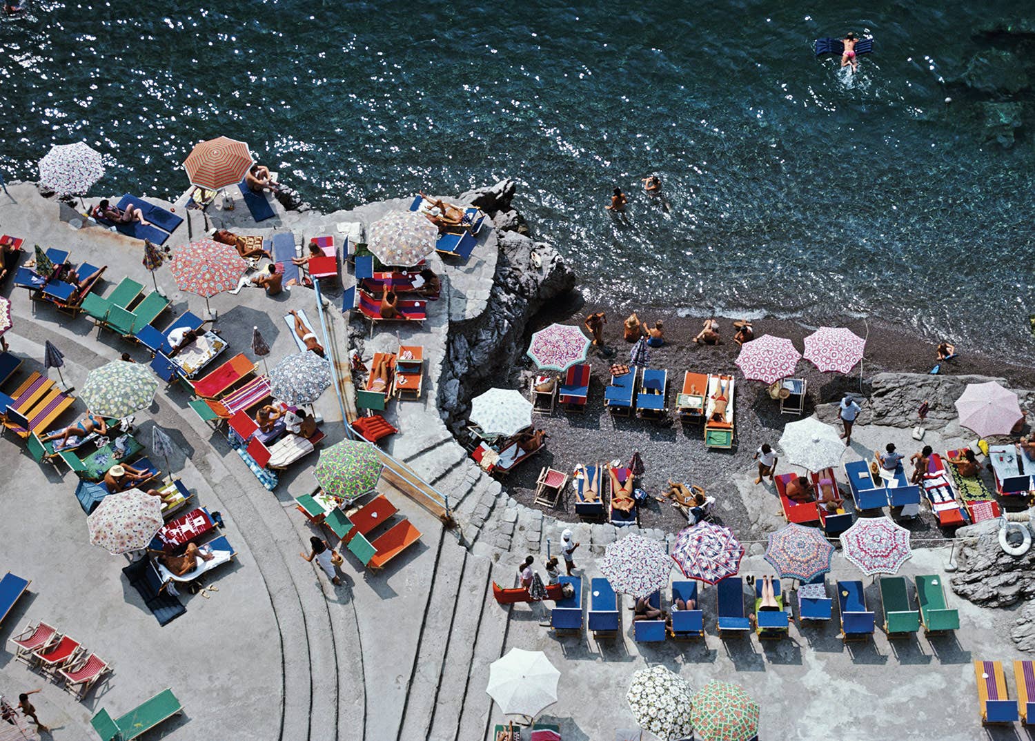 Piecework Puzzle | Slim Aarons Positano Beach