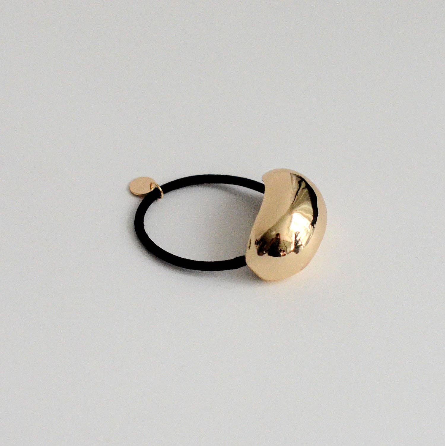 Dome Metal Hair Tie | Gold