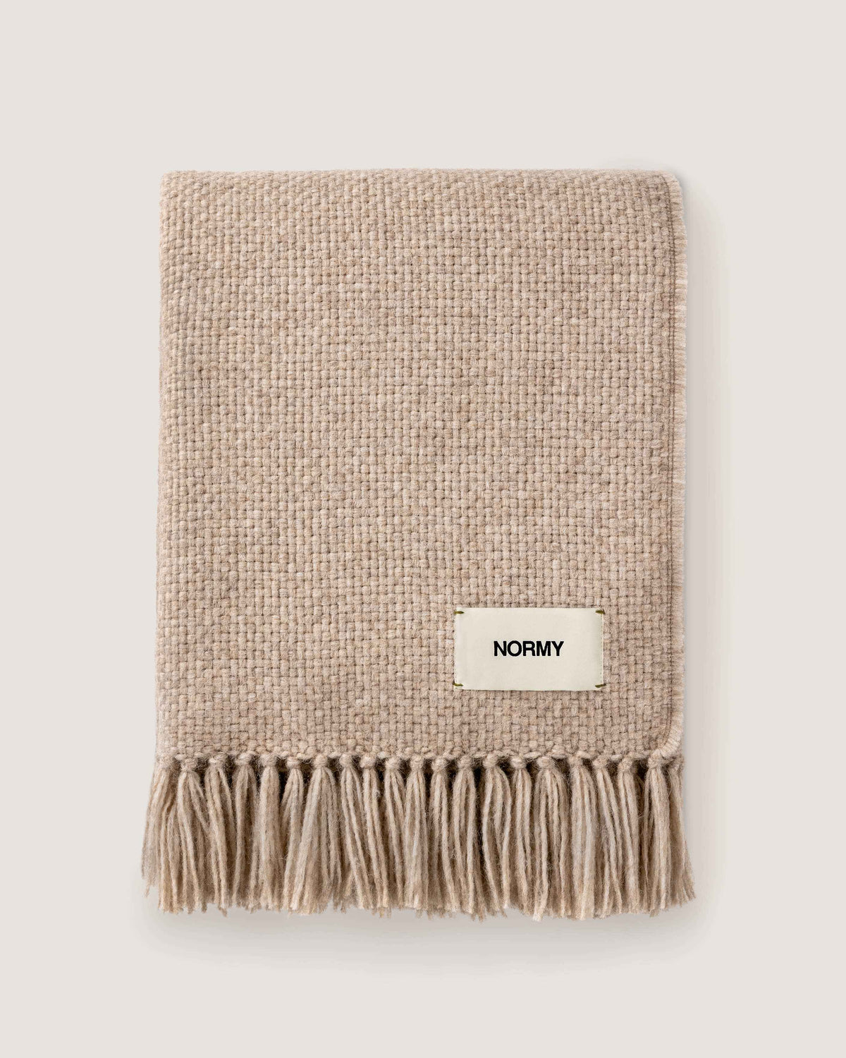 Normy | Alpaca Wool Blanket | Clay