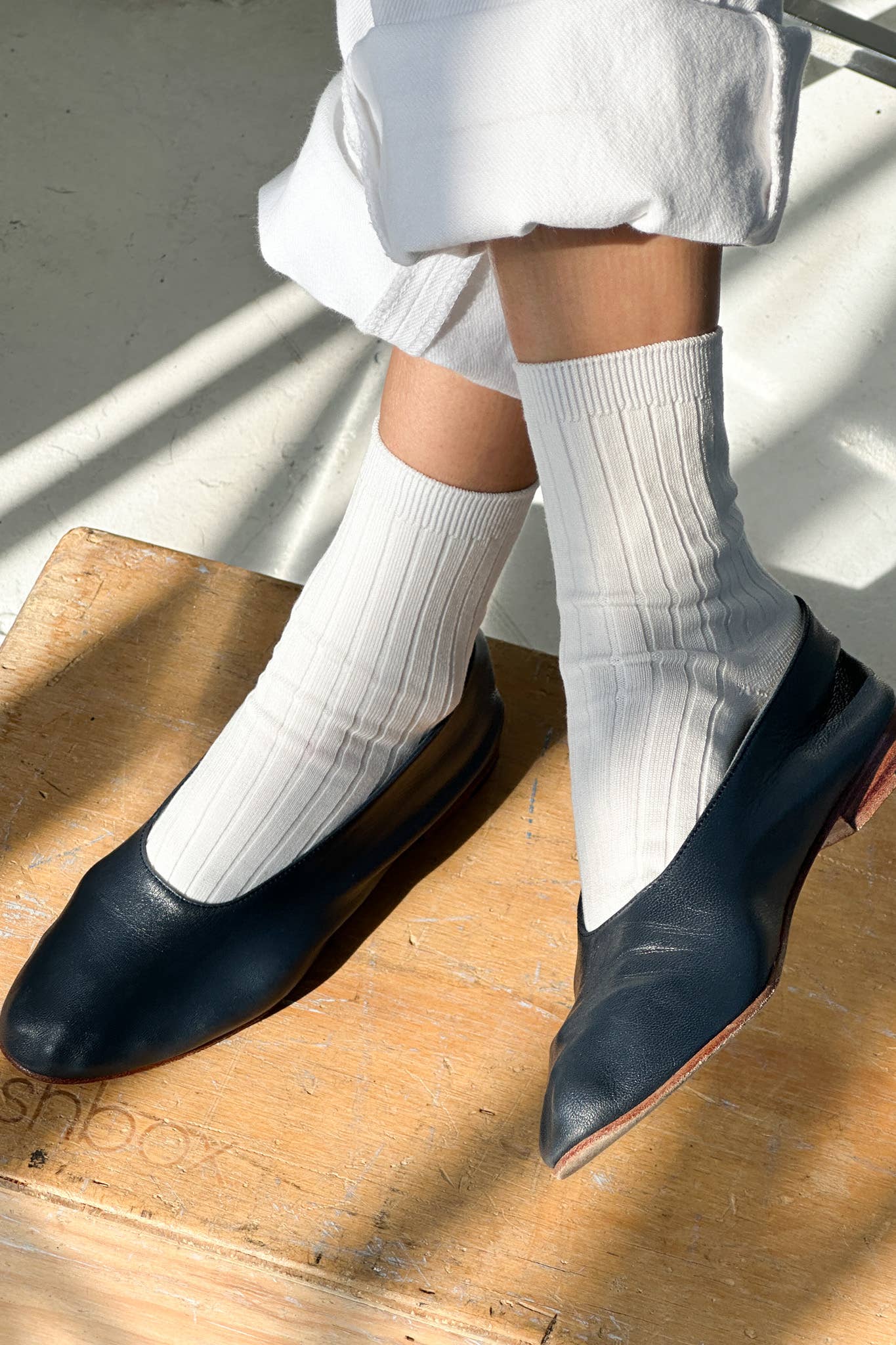 Le Bon Shoppe |Her Socks |Classic White