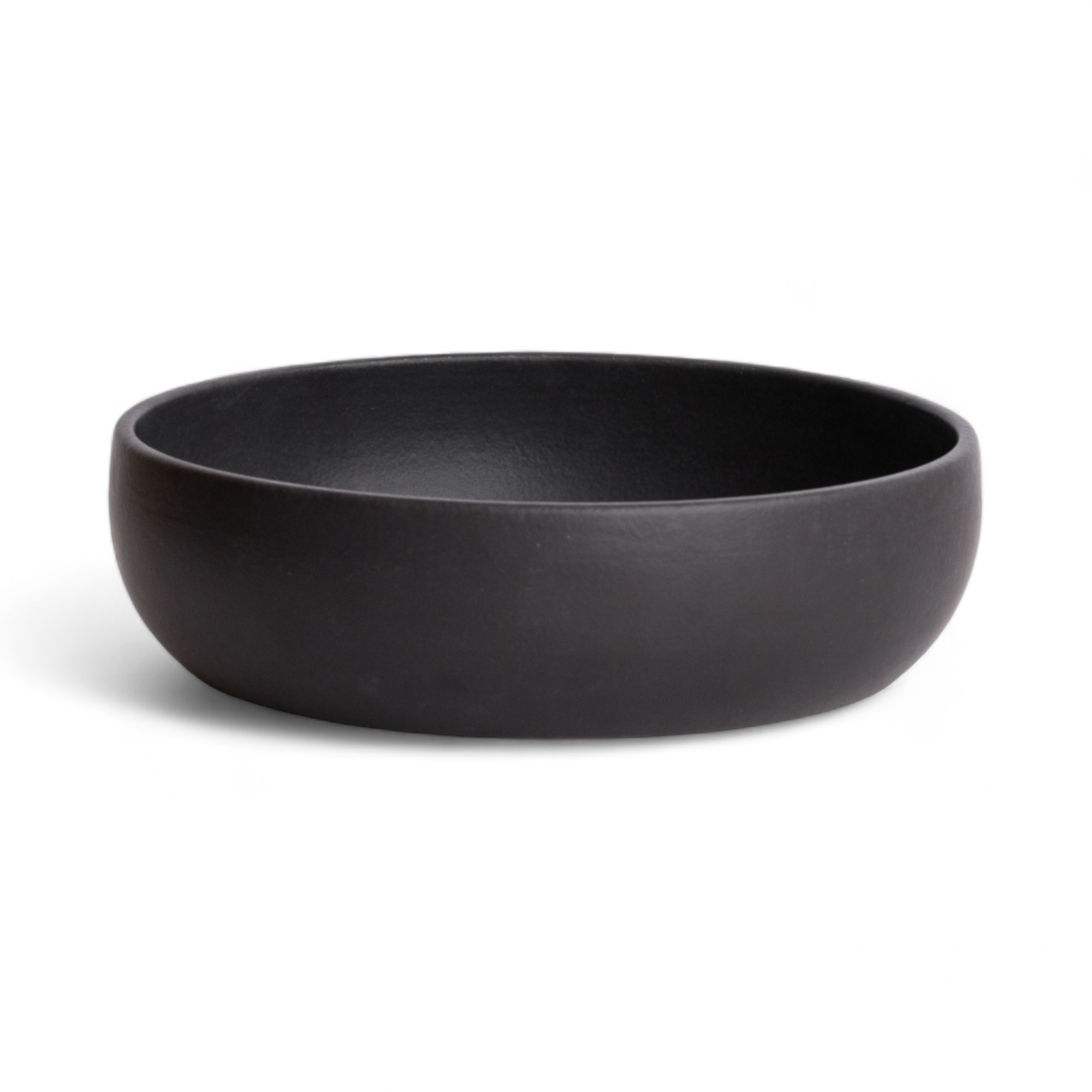 Shallow Serving Bowl | Matte Black