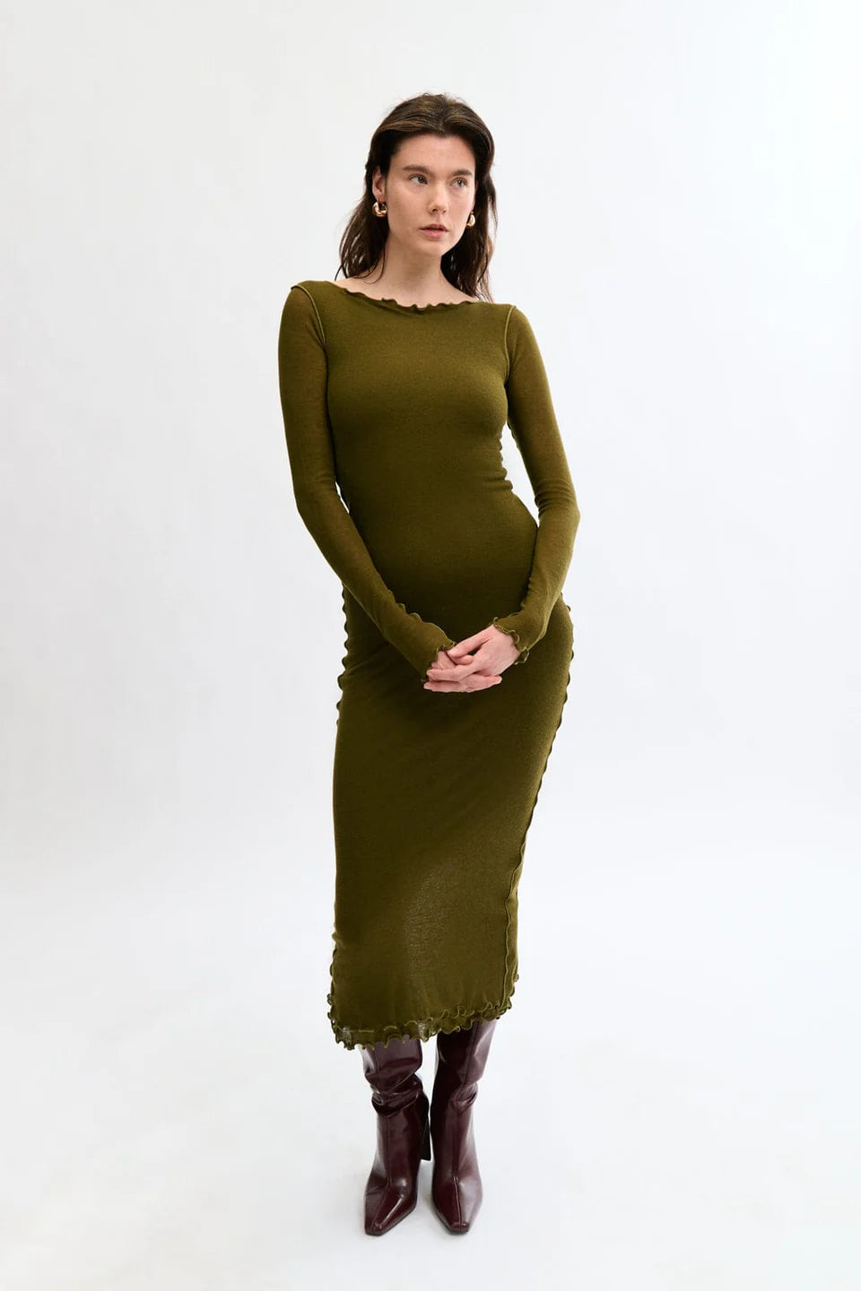 Eliza Faulkner Riley Dress | Dark Green