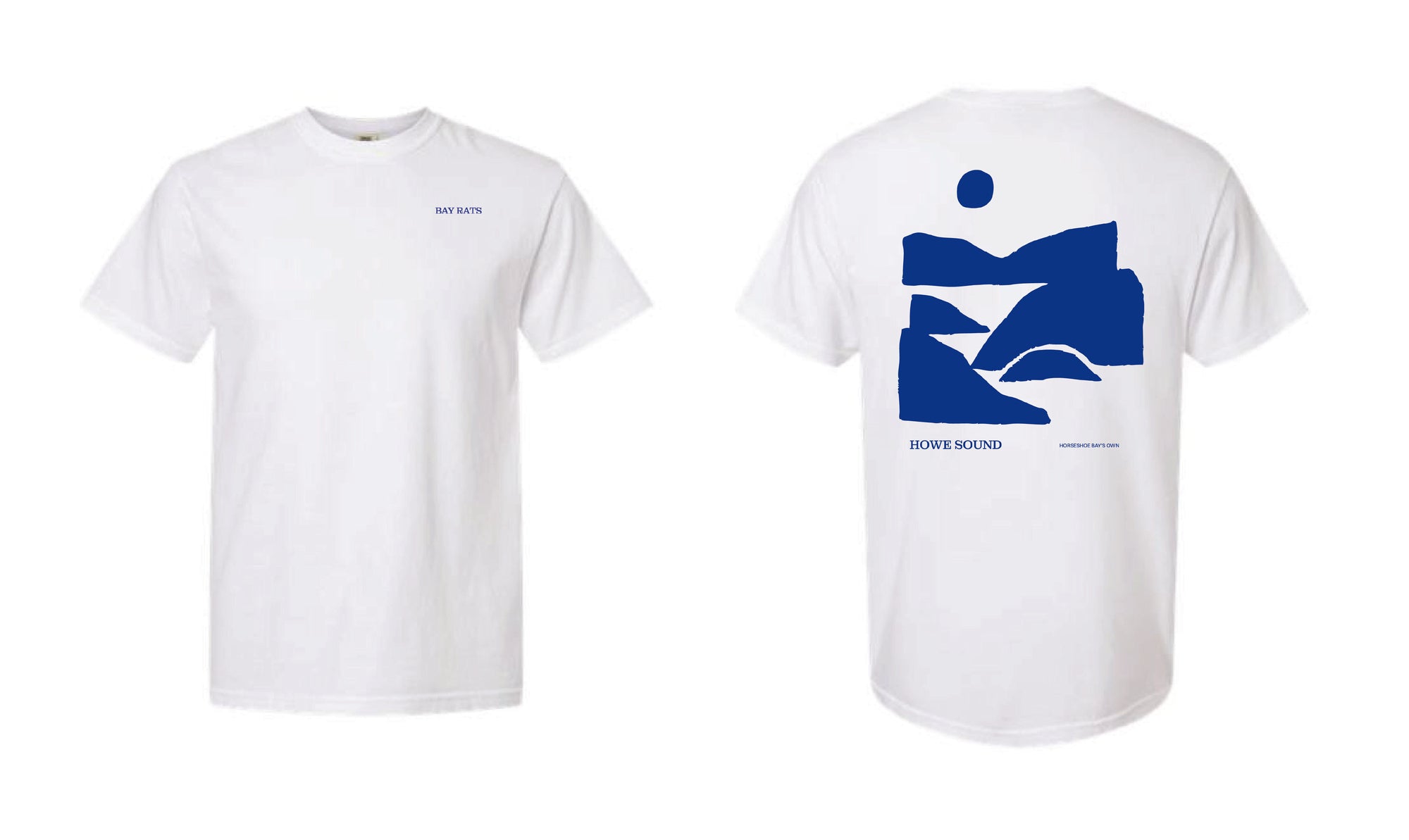 Howe Sound Tee | White Cobalt