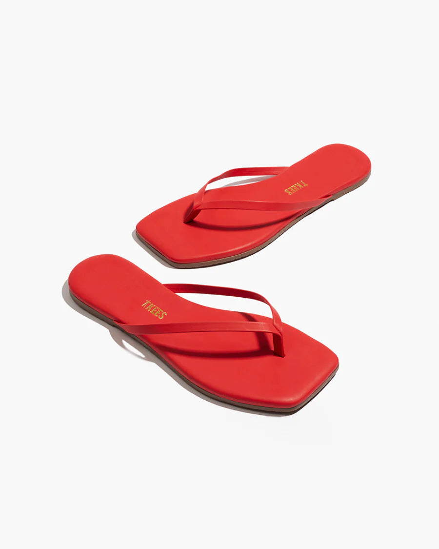 TKEES | Square Toe Lily | Red