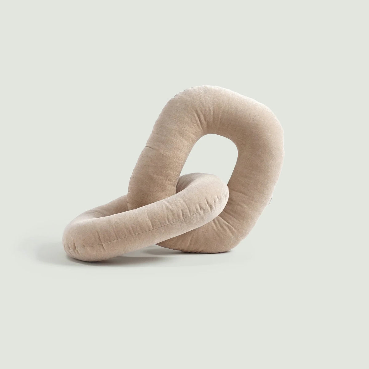 Chain Pillow Annie Axtell Chain Link Pillow | Oat Chenille - Paloma