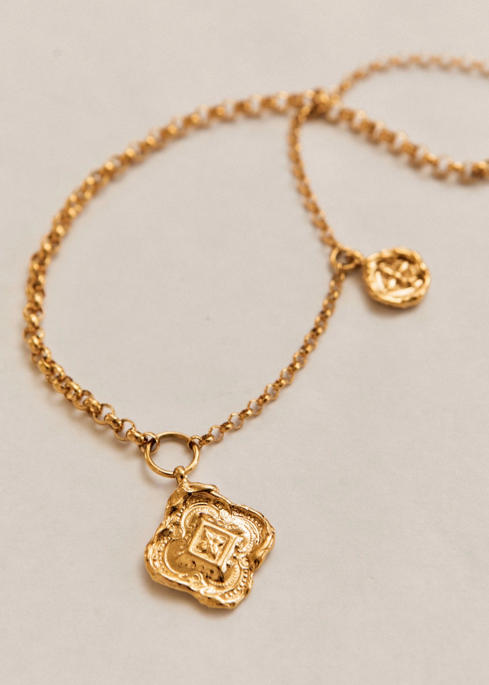 Pamela Card Colliding Compass Necklace