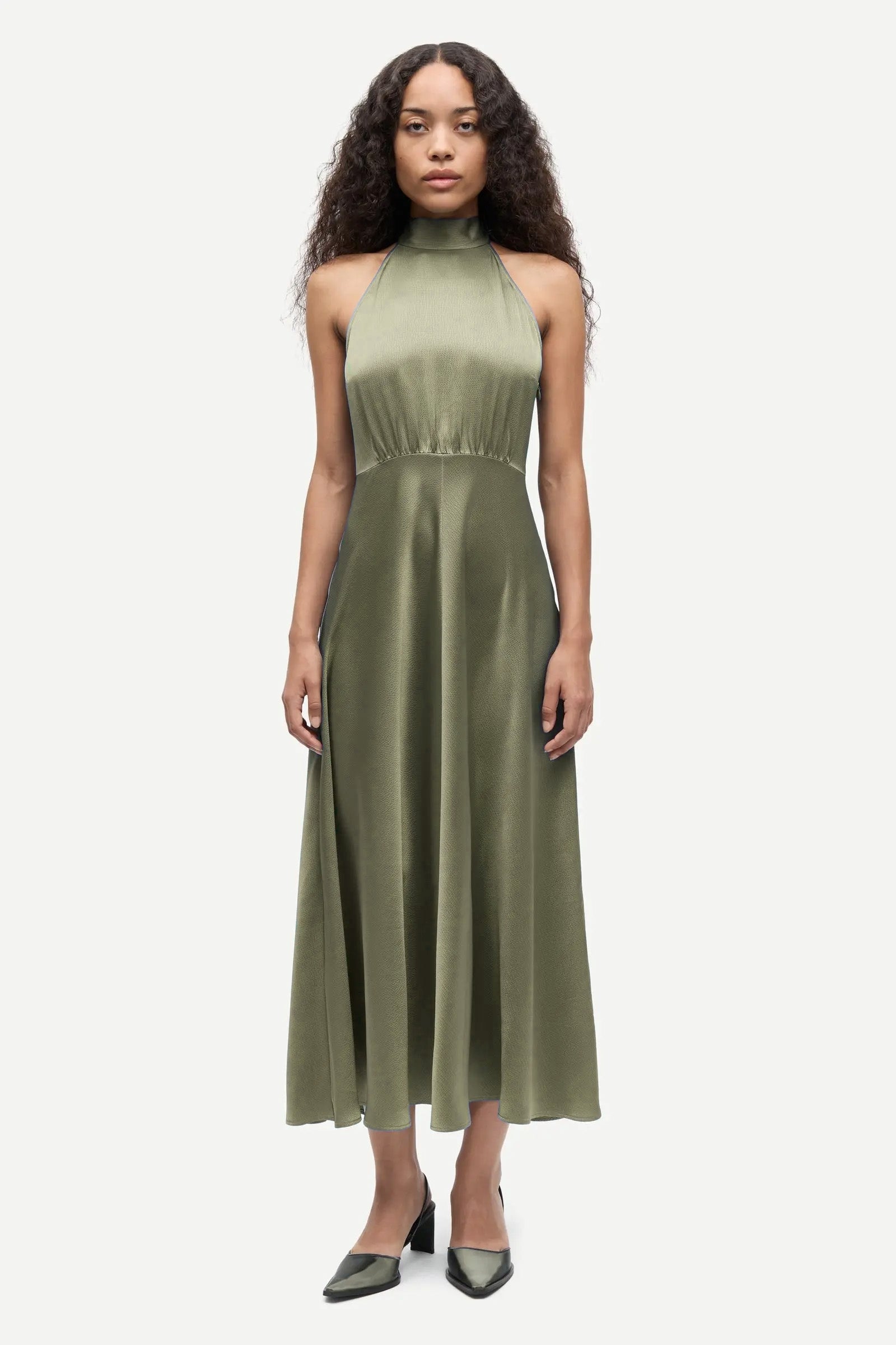 Samsoe Samsoe  Rheo Dress | Overland Green