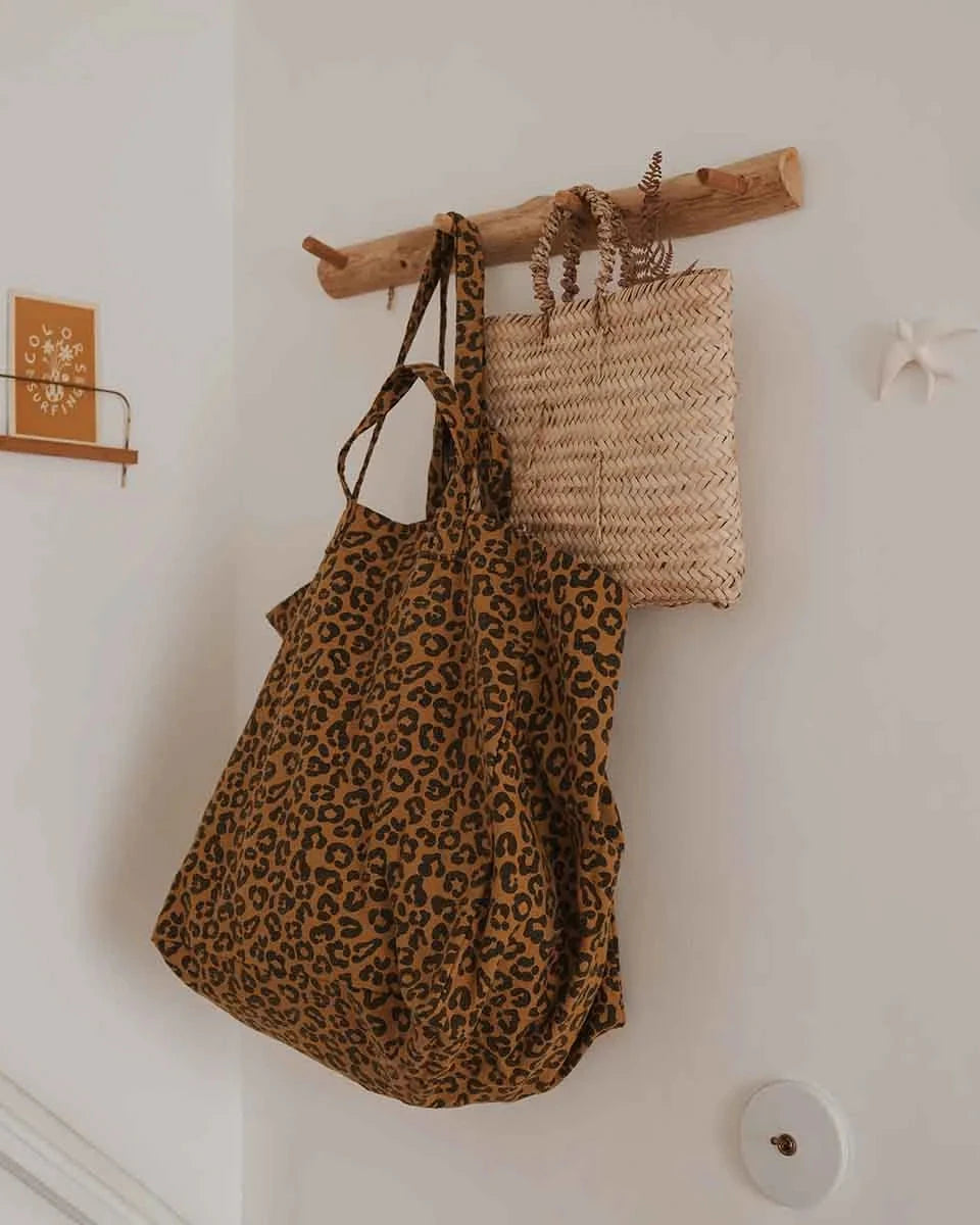 The Big Bag | Caramel Leopard