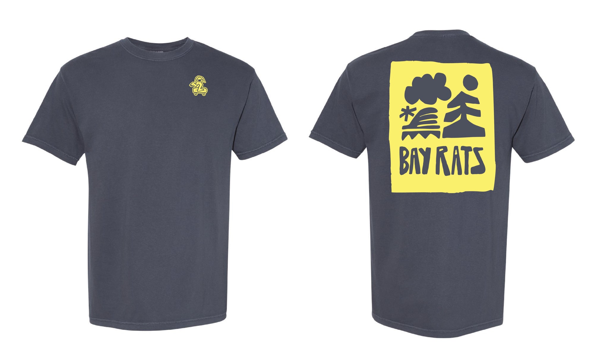 Skater Tee | Denim Yellow